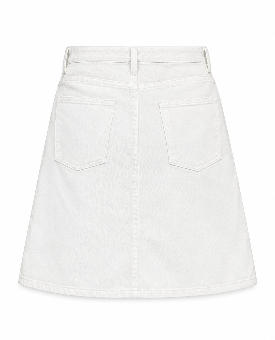 Diana - Falda Vaquera Blanco Roto