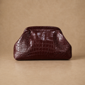 Jess - Bolso de Cocodrilo Marrón