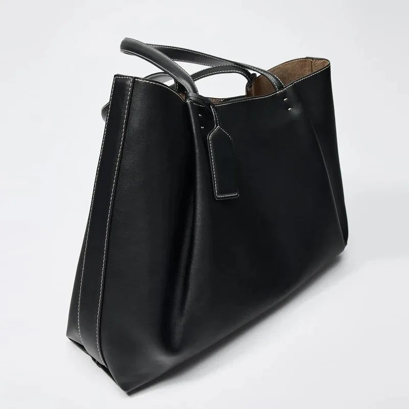 TT - Bolso de Mano de Cuero Sintético