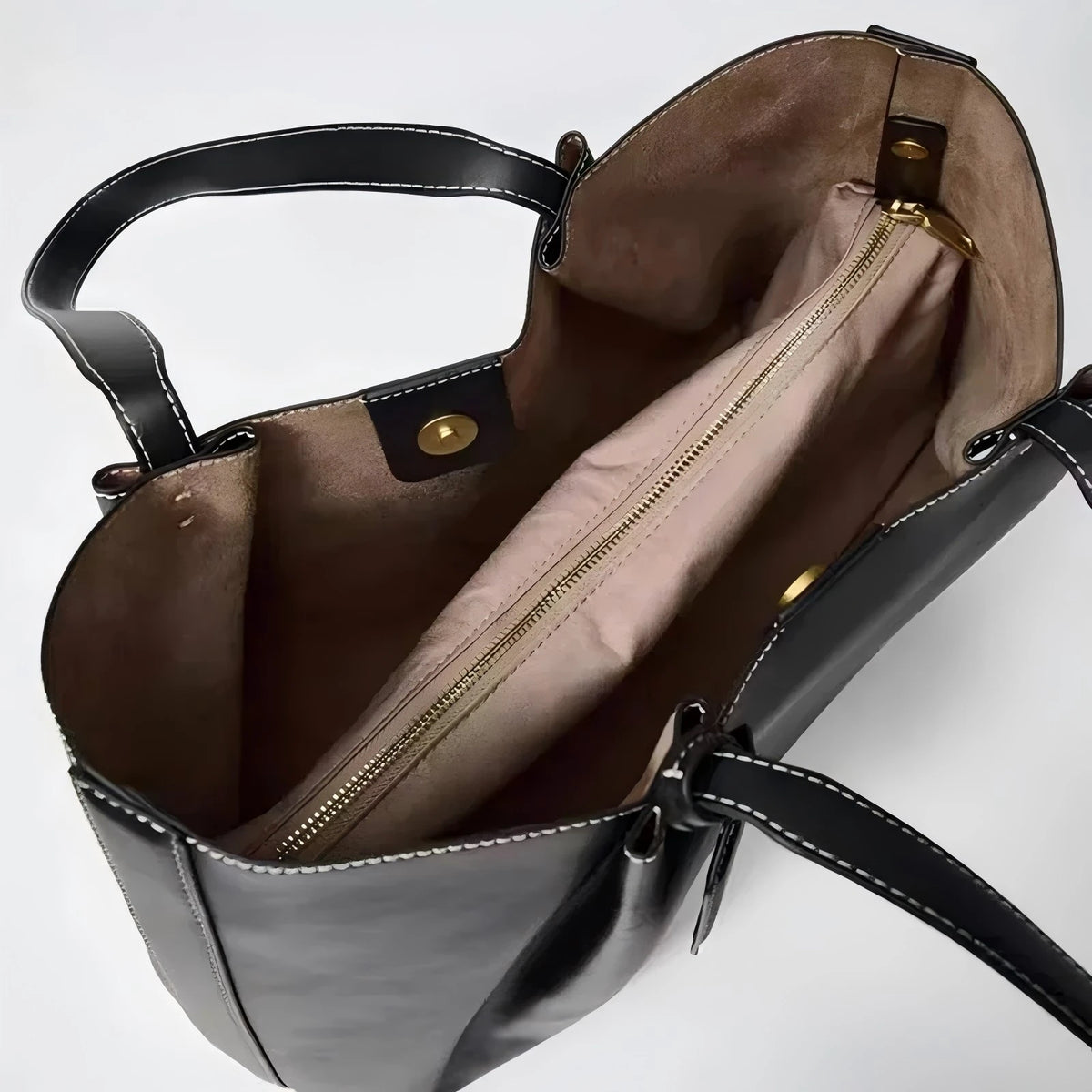 TT - Bolso de Mano de Cuero Sintético
