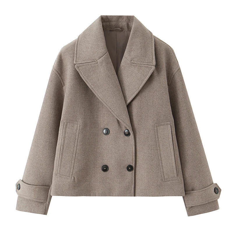 Marta - Chaqueta con Cuello de Solapa